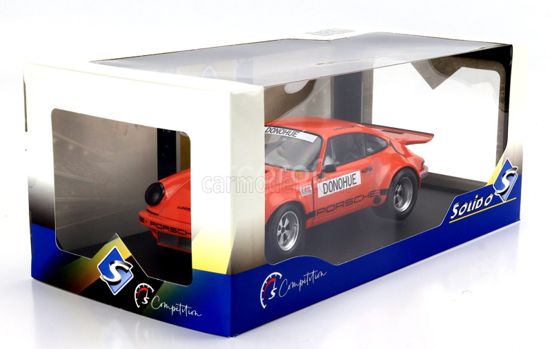 Solido Porsche 911 Rs 3.0l Coupe N 1 Winner Iroc Daytona 1974 Mark Donohue 1:18 Orange