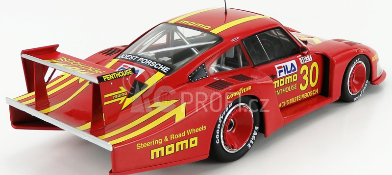 Solido Porsche 935/78 Momo Moby Dick N 30 Drm Norisring 1981 G.moretti 1:18 Červená Žlutá