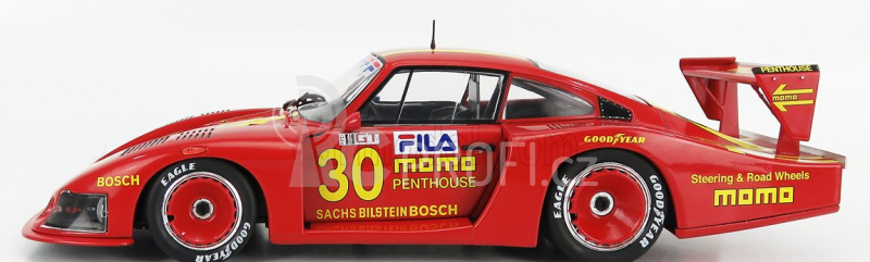 Solido Porsche 935/78 Momo Moby Dick N 30 Drm Norisring 1981 G.moretti 1:18 Červená Žlutá