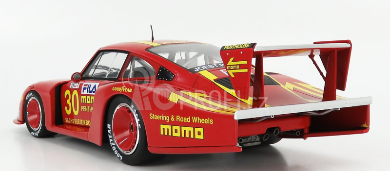 Solido Porsche 935/78 Momo Moby Dick N 30 Drm Norisring 1981 G.moretti 1:18 Červená Žlutá