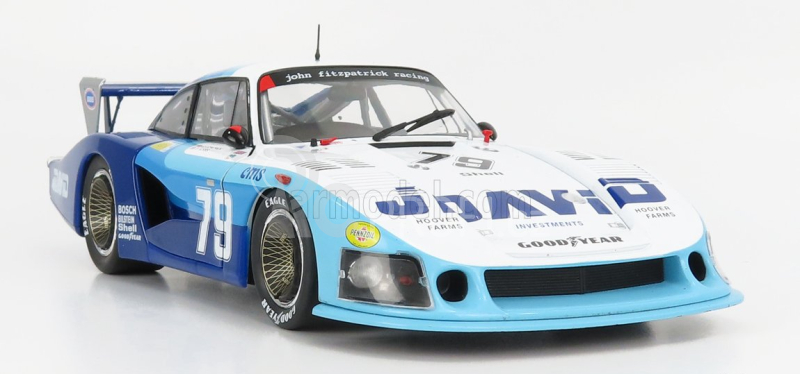 Solido Porsche 935/81 Moby Dick Team John Fitzpatrick N 79 24h Le Mans 1982 J.fitzpatrick - D.hobbs 1:18 Modrá Bílá