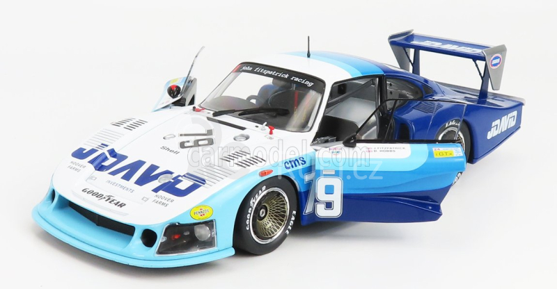 Solido Porsche 935/81 Moby Dick Team John Fitzpatrick N 79 24h Le Mans 1982 J.fitzpatrick - D.hobbs 1:18 Modrá Bílá