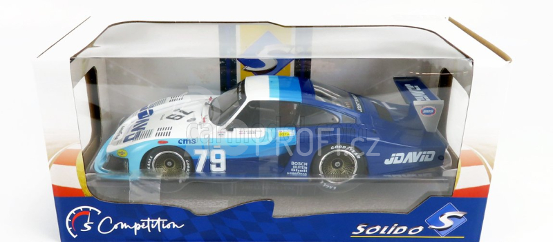 Solido Porsche 935/81 Moby Dick Team John Fitzpatrick N 79 24h Le Mans 1982 J.fitzpatrick - D.hobbs 1:18 Modrá Bílá