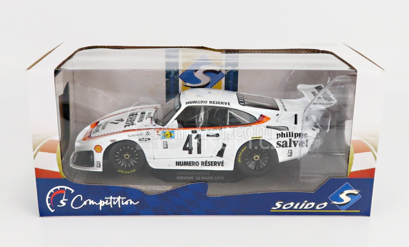 Solido Porsche 935 K3 Team Porsche Kremer Racing N 41 Winner 24h Le Mans 1979 K.ludwig - B.whittington - D.whittington 1:18 Bílá