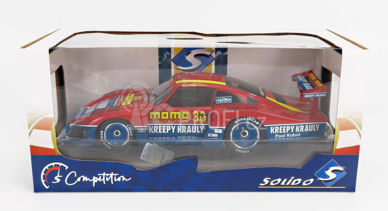 Solido Porsche 935 Moby Dick N 6h Mid Ohio 1983 1:18 Červená Modrá