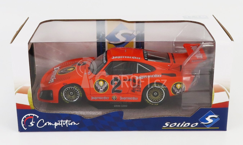 Solido Porsche 935k3 N 2 Jagermeister Drm Season 1980 Axel Plankenhorn 1:18 Orange