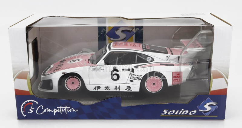 Solido Porsche 935k3 Team Porsche Kremer Racing N 6 Winner 1000km Suzuka 1981 B.wollek - H.pescarolo 1:18 Bílá Růžová