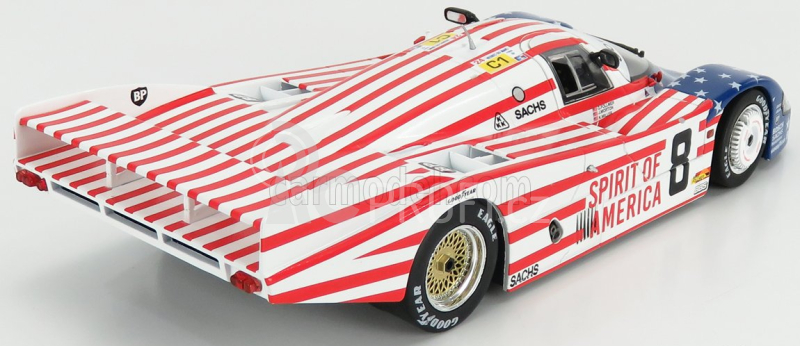 Solido Porsche 956 2.6l Turbo Team Joest Racing N 8 3rd 24h Le Mans 1986 G.follmer - J.morton - K.miller 1:18 Bílá Červená Modrá