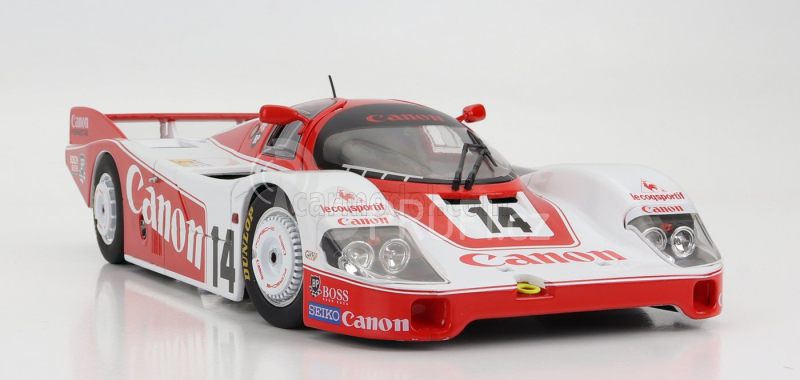 Solido Porsche 956 Turbo Team Canon Racing N 14 24h Le Mans 1983 J.palmer - J.lammers - R.lloyd 1:18 Červená Bílá