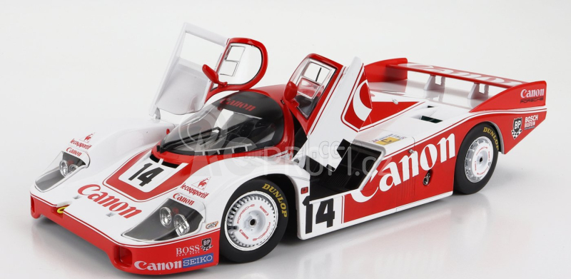 Solido Porsche 956 Turbo Team Canon Racing N 14 24h Le Mans 1983 J.palmer - J.lammers - R.lloyd 1:18 Červená Bílá