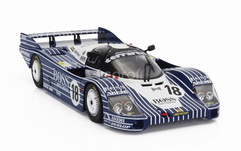 Solido Porsche 956l 2.6l Twin Turbo Team Obermaier Racing Boss N 18 24h Le Mans 1983 Jurgen Laessig - Alex Plankenhorn - Desire Wilson 1:18 Černá Bílá