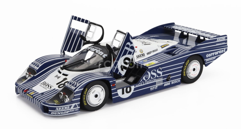 Solido Porsche 956l 2.6l Twin Turbo Team Obermaier Racing Boss N 18 24h Le Mans 1983 Jurgen Laessig - Alex Plankenhorn - Desire Wilson 1:18 Černá Bílá
