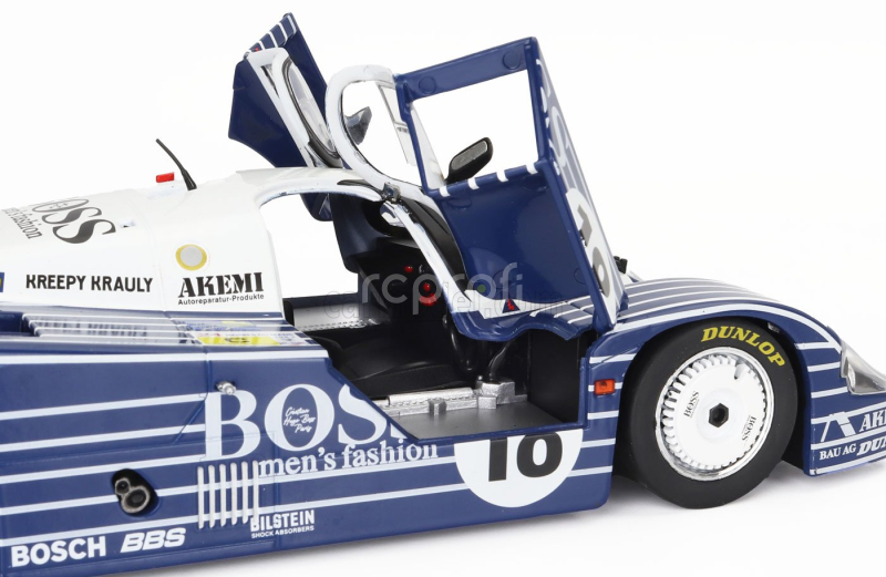 Solido Porsche 956l 2.6l Twin Turbo Team Obermaier Racing Boss N 18 24h Le Mans 1983 Jurgen Laessig - Alex Plankenhorn - Desire Wilson 1:18 Černá Bílá