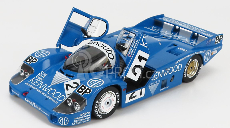 Solido Porsche 956lh Team Porsche Kremer Racing N 21 3rd 24h Le Mans 1983 M.andretti - M.andretti - P.alliot 1:18 Modrá Bílá