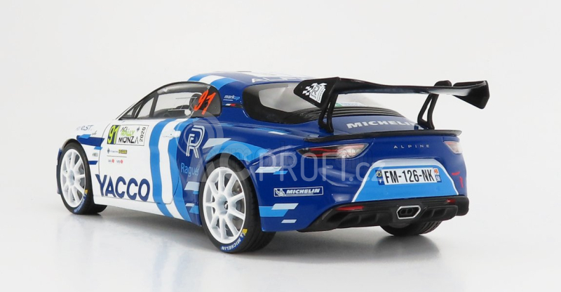 Solido Renault A110 Alpine N 91 Winner Rgt Class Rally Monza 2020 P.ragues - J.pesenti 1:18 2 Tóny Modré Bílé