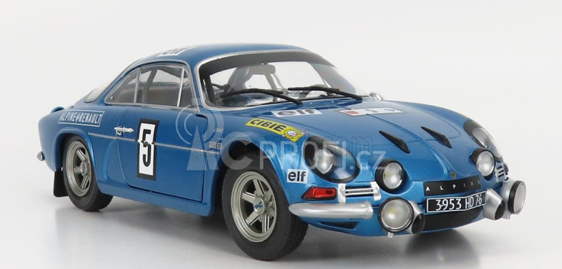 Solido Renault Alpine A110 1600s N 5 Rally Olympia 1972 J.p.nicolas - J.todt 1:18 Blue