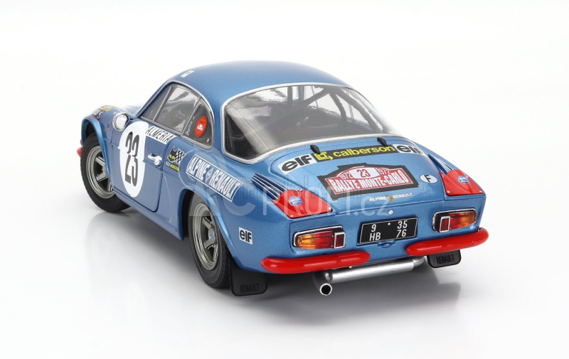 Solido Renault Alpine A110 1600s (night Version) N 23 Rally Montecarlo 1972 Jean Pierre Nicolas - Michel Vial 1:18 Blue Met