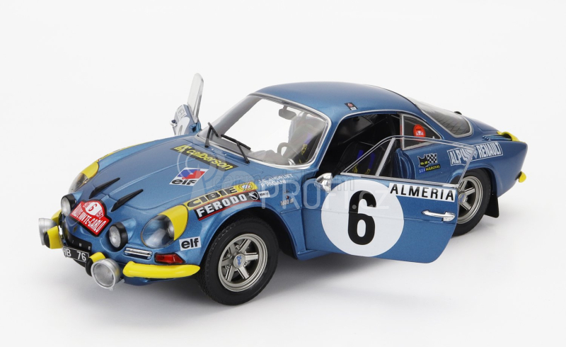 Solido Renault Alpine A110 1600s (night Version) N 6 Rally Montecarlo 1972 J.candruet - P.pagani 1:18 Blue Met