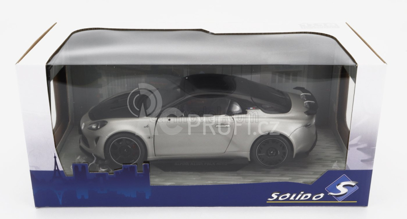 Solido Renault Alpine A110 Radicale Coupe 2022 1:18 Matt Silver
