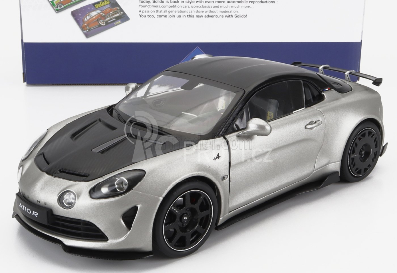 Solido Renault Alpine A110 Radicale Coupe 2022 1:18 Matt Silver