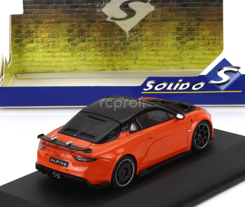 Solido Renault Alpine A110 Radicale Coupe 2023 1:43 Oranžová Černá