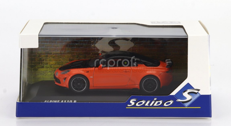 Solido Renault Alpine A110 Radicale Coupe 2023 1:43 Oranžová Černá