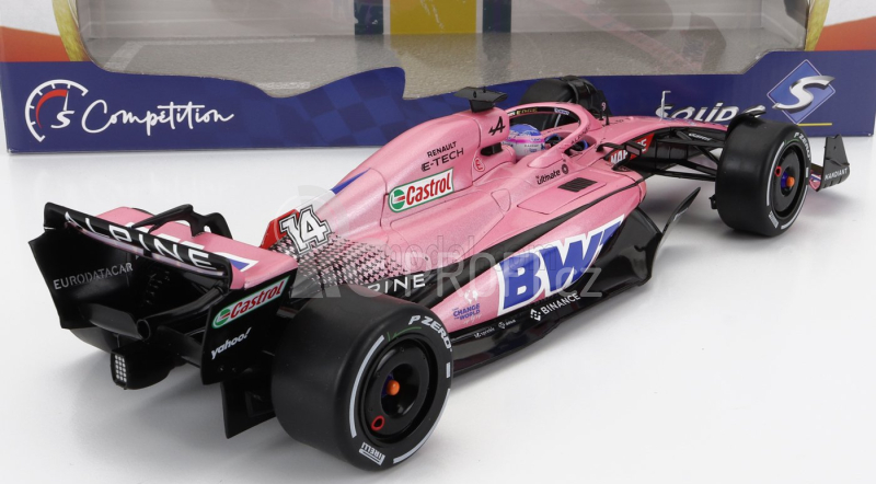 Solido Renault F1 A522 Team Alpine Bwt N 14 Bahrain Gp 2022 Fernando Alonso 1:18 Pink