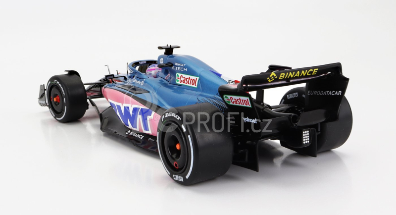 Solido Renault F1 A522 Team Alpine Bwt N 14 Monaco Gp 2022 Fernando Alonso 1:18 Modrá Růžová