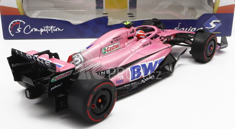 Solido Renault F1 A522 Team Alpine Bwt N 31 Saudi Arabia Gp 2022 Esteban Ocon 1:18 Pink