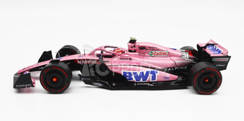 Solido Renault F1 A522 Team Alpine Bwt N 31 Saudi Arabia Gp 2022 Esteban Ocon 1:18 Pink