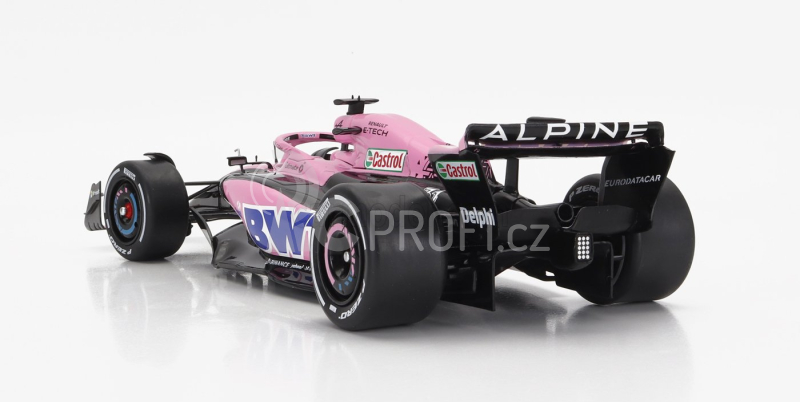 Solido Renault F1  A523 Team Bwt Alpine Press Launch Livery N 10 Pierre Gasly - N 31 Esteban Ocon 2023 1:18 Růžová Černá Modrá