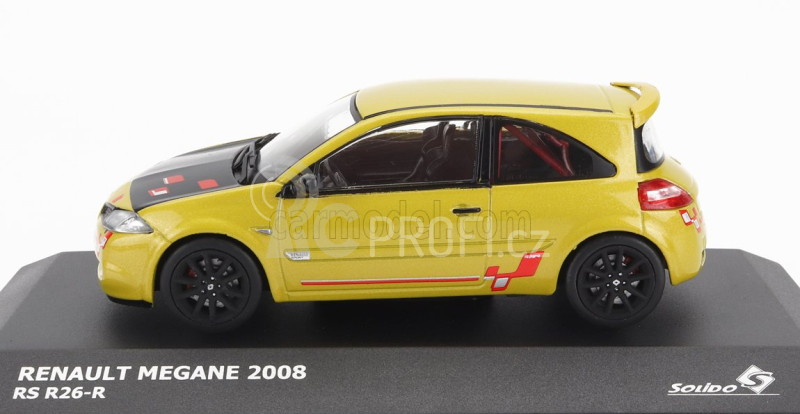 Solido Renault Megane R26-r 2009 1:43 Žlutá Černá