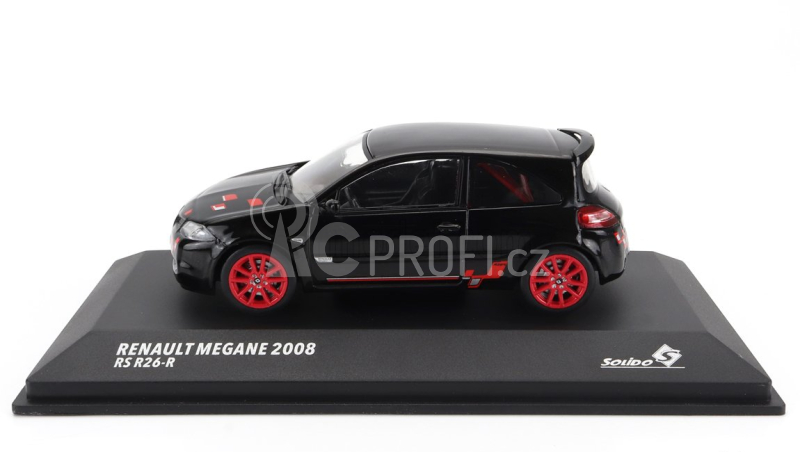 Solido Renault Megane Rs R26-r 2008 1:43 Černá Červená