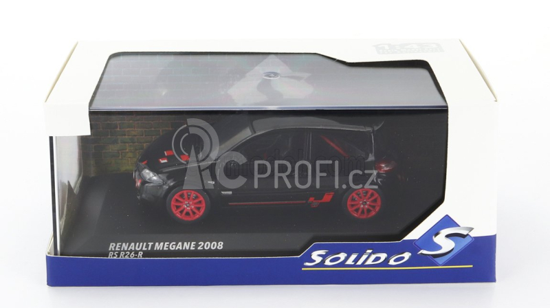 Solido Renault Megane Rs R26-r 2008 1:43 Černá Červená