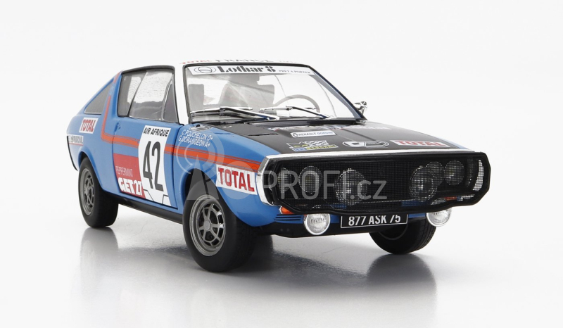 Solido Renault R17 Mk1 N 42 Rally Abidjan Nice 1976 1:18 Blue