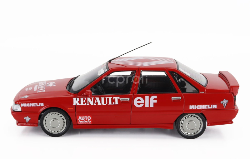 Solido Renault R21 Mki Turbo Speed Record The Vitesse Sur Glace 1988 - Record On The Ice 1:18 Red