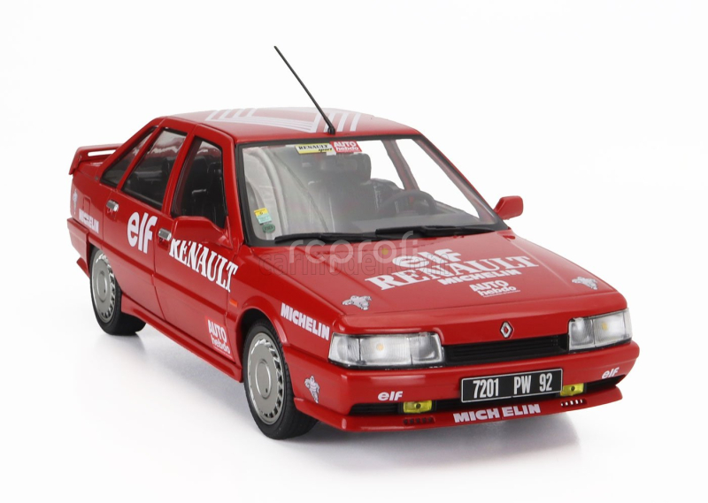 Solido Renault R21 Mki Turbo Speed Record The Vitesse Sur Glace 1988 - Record On The Ice 1:18 Red
