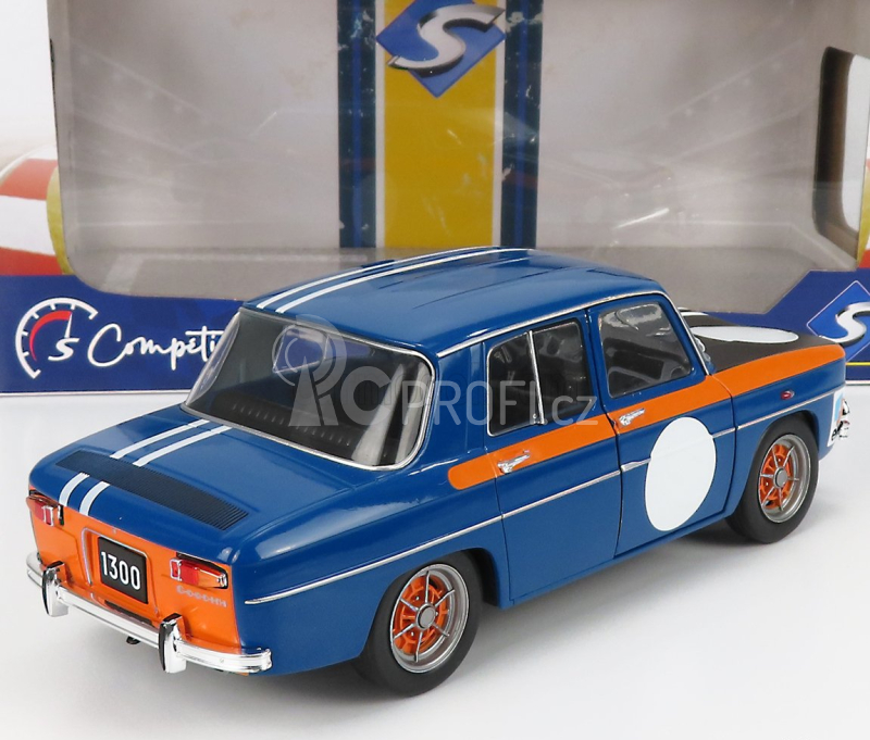 Solido Renault R8 Gordini 1300 1967 1:18 Světle Modrá Oranžová