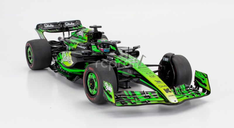 Solido Sauber F1  C44 Team Stake Kick N 77 Las Vegas Usa Gp 2024 Valtteri Bottas 1:18 Zelená Černá