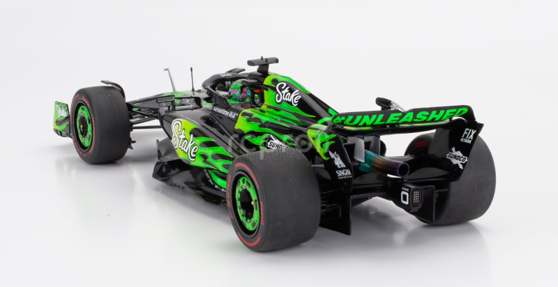 Solido Sauber F1  C44 Team Stake Kick N 77 Las Vegas Usa Gp 2024 Valtteri Bottas 1:18 Zelená Černá