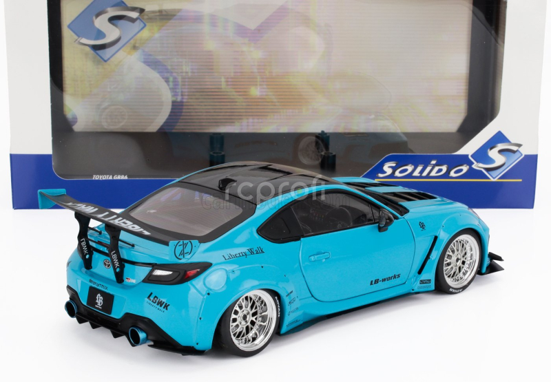 Solido Toyota Gr86 Lbwk Body Kit Coupe 2024 1:18 Baby Blue
