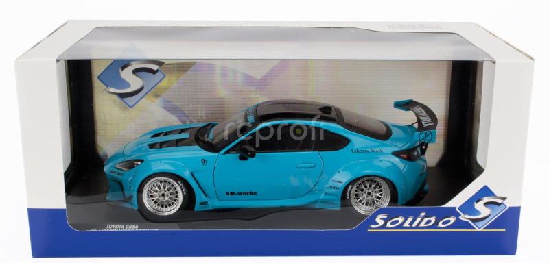 Solido Toyota Gr86 Lbwk Body Kit Coupe 2024 1:18 Baby Blue