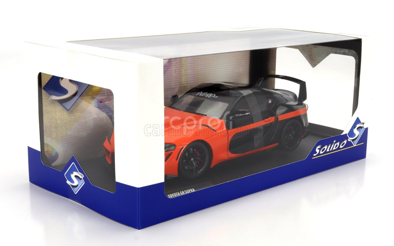 Solido Toyota Supra Gr 2023 1:18 Oranžová Černá