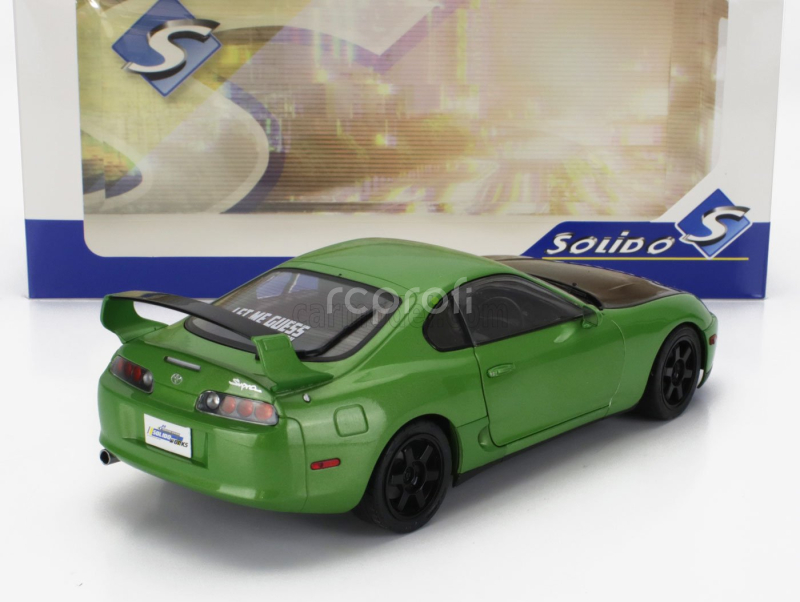Solido Toyota Supra Mkiv (a80) Coupe 1993 1:18 Zelená Černá