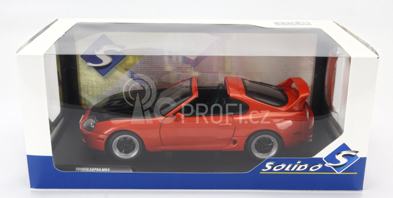 Solido Toyota Supra Mkiv (a80) Coupe Streetfighter 1993 1:18 Oranžová Černá