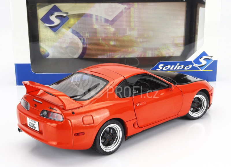 Solido Toyota Supra Mkiv (a80) Coupe Streetfighter 1993 1:18 Oranžová Černá