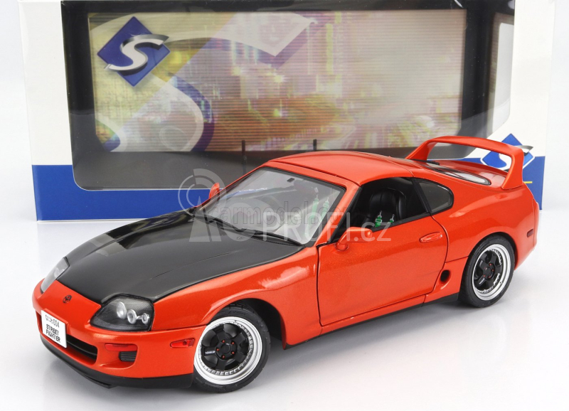 Solido Toyota Supra Mkiv (a80) Coupe Streetfighter 1993 1:18 Oranžová Černá