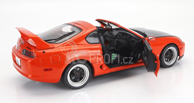 Solido Toyota Supra Mkiv (a80) Coupe Streetfighter 1993 1:18 Oranžová Černá