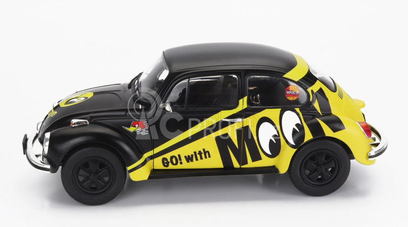 Solido Volkswagen Beetle 1303 Mooneyes 1974 1:18 Černá Žlutá