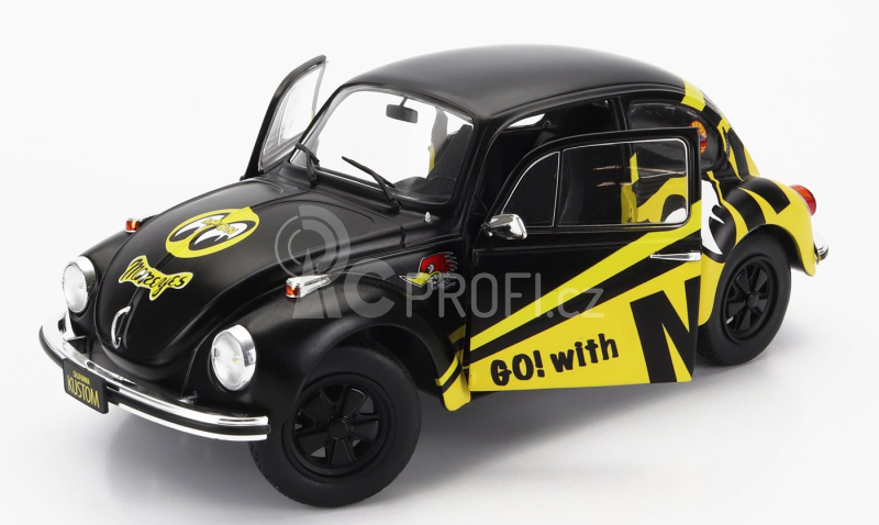 Solido Volkswagen Beetle 1303 Mooneyes 1974 1:18 Černá Žlutá